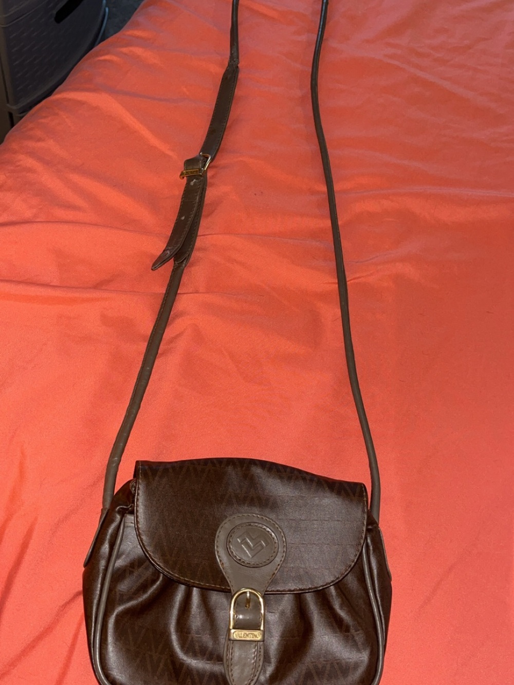 Mario Valentino mini Brown Crossbody Saddle Bag - Unbranded